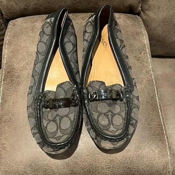 Coach Shoes - Coach signature black loafers, size 8